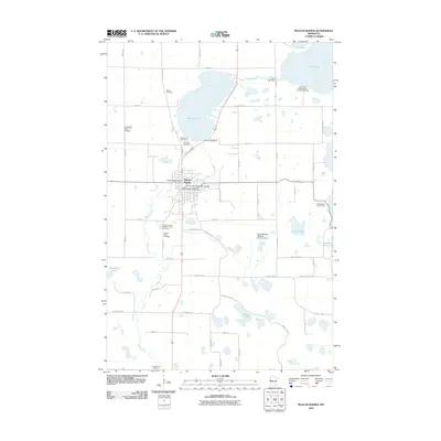 2010 Map of Pelican Rapids, 2010 Print