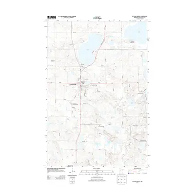 2013 Map of Pelican Rapids, 2013 Print