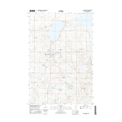 2016 Map of Pelican Rapids, 2016 Print