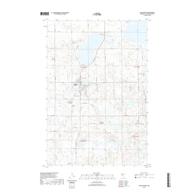 2019 Map of Pelican Rapids, 2019 Print