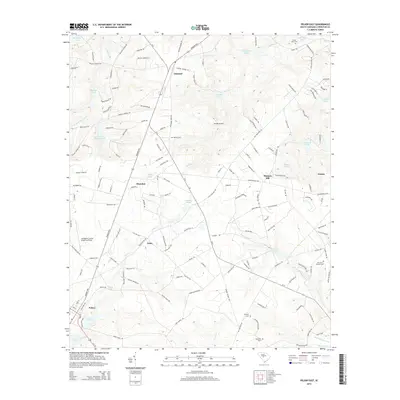 2014 Map of Pelion East, 2014 Print