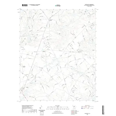 2020 Map of Pelion East, 2020 Print