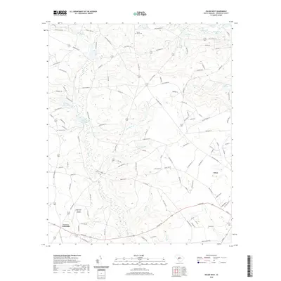 2020 Map of Pelion West, 2020 Print
