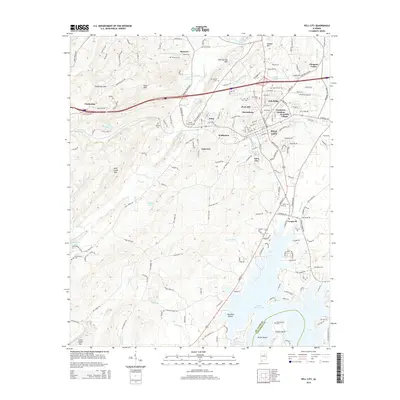 2014 Map of Pell City, 2014 Print