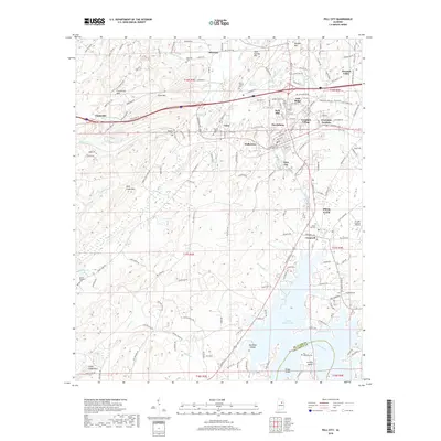 2018 Map of Pell City, 2018 Print