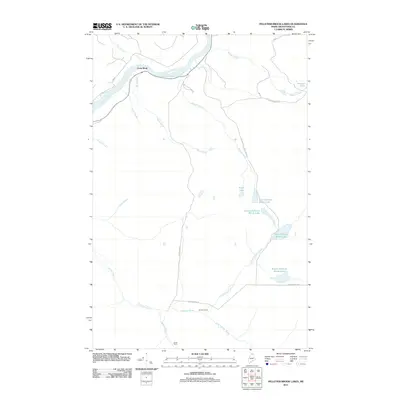 2011 Map of Pelletier Brook Lakes, 2011 Print