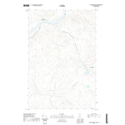 2021 Map of Pelletier Brook Lakes, 2021 Print