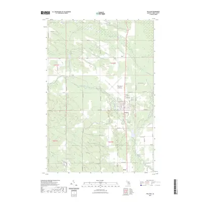 2023 Map of Pellston, 2023 Print