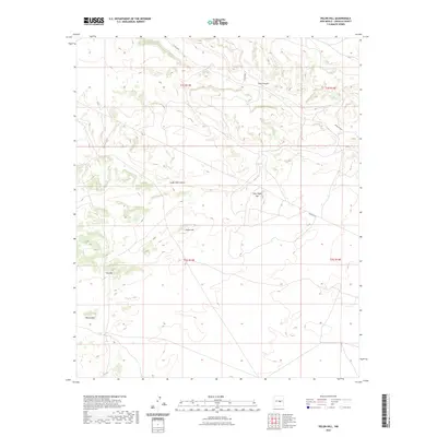 2023 Map of Pelon Hill, 2023 Print