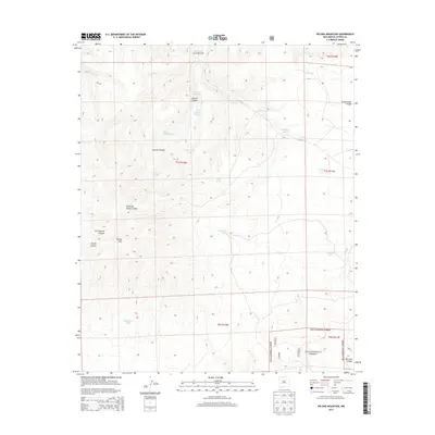 2013 Map of Pelona Mountain, 2013 Print