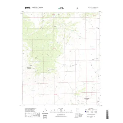 2020 Map of Pelona Mountain, 2020 Print