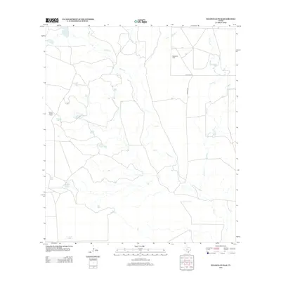 2013 Map of Peloncillo Peak, 2013 Print