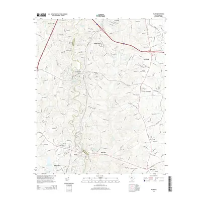 2014 Map of Pelzer, 2014 Print