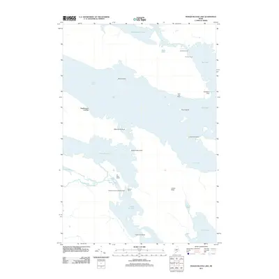2011 Map of Pemadumcook Lake, 2011 Print