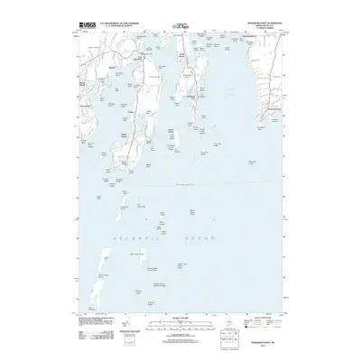 2011 Map of Pemaquid Point, 2011 Print