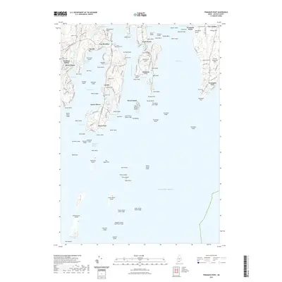 2021 Map of Pemaquid Point, 2021 Print