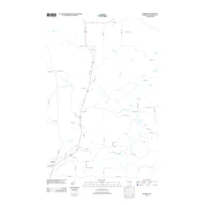 2013 Map of Pembine, 2013 Print