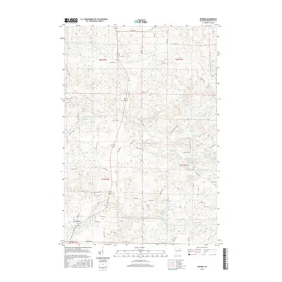 2016 Map of Pembine, 2016 Print