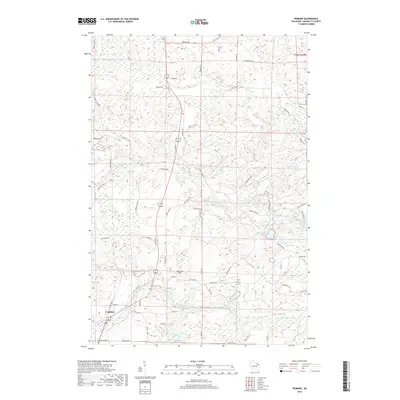 2018 Map of Pembine, 2018 Print
