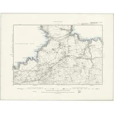 1888 Map of Pembrokeshire V.SW
