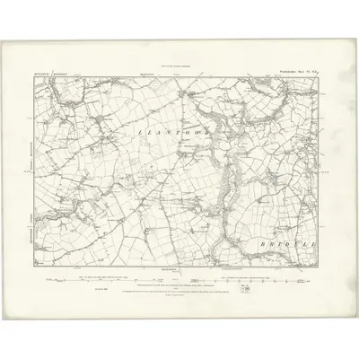 1888 Map of Pembrokeshire VI.NE
