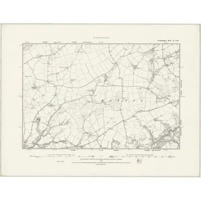 1888 Map of Pembrokeshire VI.NW