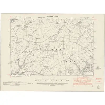 1948 Map of Pembrokeshire VI.NW, 1953 Print