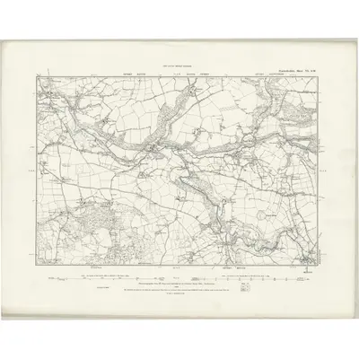 1888 Map of Pembrokeshire VI.SW