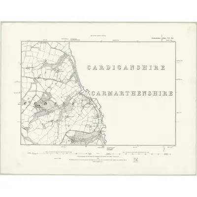 1888 Map of Pembrokeshire VII.NE