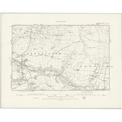 1887 Map of Pembrokeshire X.NW, 1888 Print
