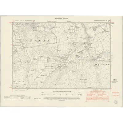 1948 Map of Pembrokeshire XI.NW, 1953 Print