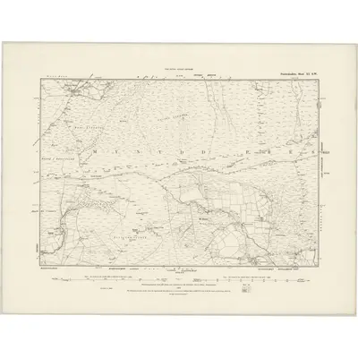 1888 Map of Pembrokeshire XI.SW
