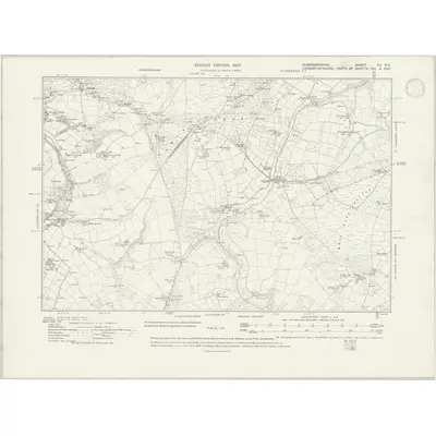 1904 Map of Pembrokeshire XII.SE, 1946 Print
