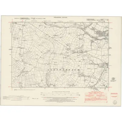 1948 Map of Pembrokeshire XII.SW, 1953 Print