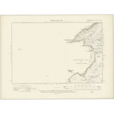 1906 Map of Pembrokeshire XIV.SW, 1908 Print