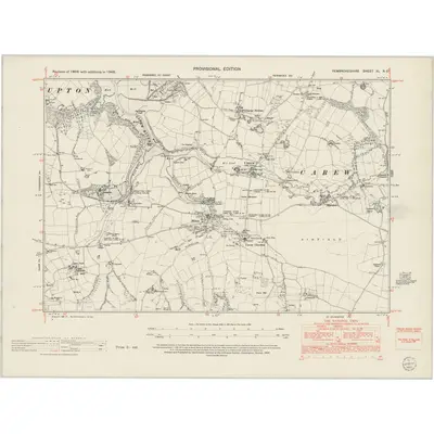 1948 Map of Pembrokeshire XL.NE, 1953 Print