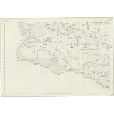1862 Map of Pembrokeshire XLII, 1869 Print