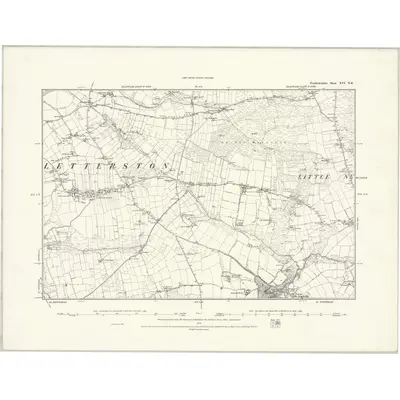 1887 Map of Pembrokeshire XVI.NE, 1888 Print