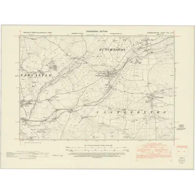 1948 Map of Pembrokeshire XVII.NW, 1953 Print