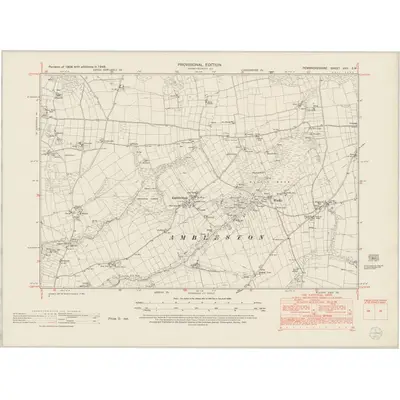 1948 Map of Pembrokeshire XVII.SW, 1953 Print