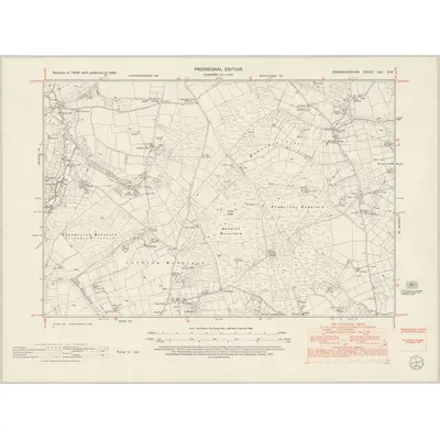 1948 Map of Pembrokeshire XXII.NW, 1953 Print