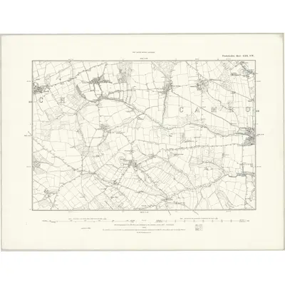 1887 Map of Pembrokeshire XXII.SW, 1888 Print