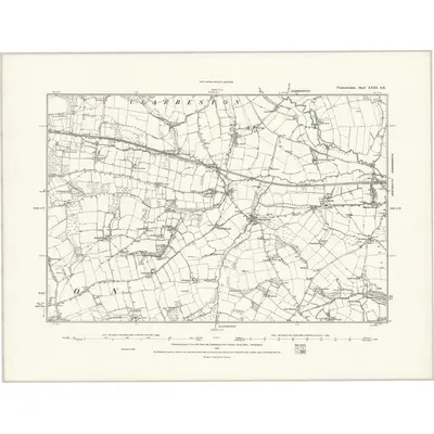 1887 Map of Pembrokeshire XXIII.SE, 1888 Print