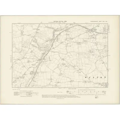 1906 Map of Pembrokeshire XXIII.SW, 1908 Print