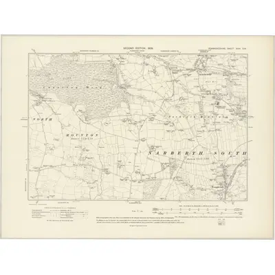 1905 Map of Pembrokeshire XXIX.SW, 1908 Print