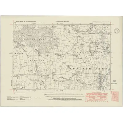 1938 Map of Pembrokeshire XXIX.SW, 1948 Print