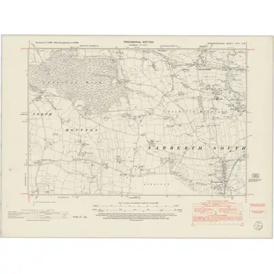 1948 Map of Pembrokeshire XXIX.SW, 1953 Print