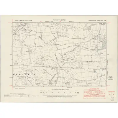 1948 Map of Pembrokeshire XXVIII.NW, 1953 Print