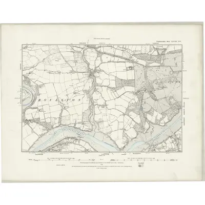 1887 Map of Pembrokeshire XXVIII.SW, 1888 Print