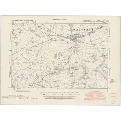 1948 Map of Pembrokeshire XXX.NW, 1953 Print